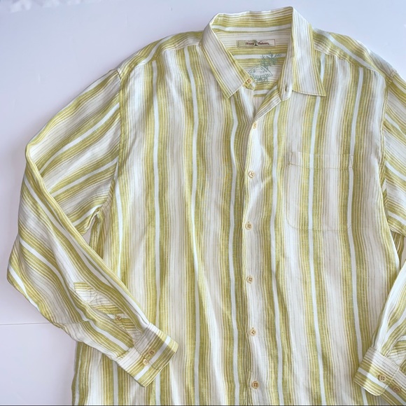 Vtg Tommy Bahama Long Sleeve Button Down - Picture 2 of 9